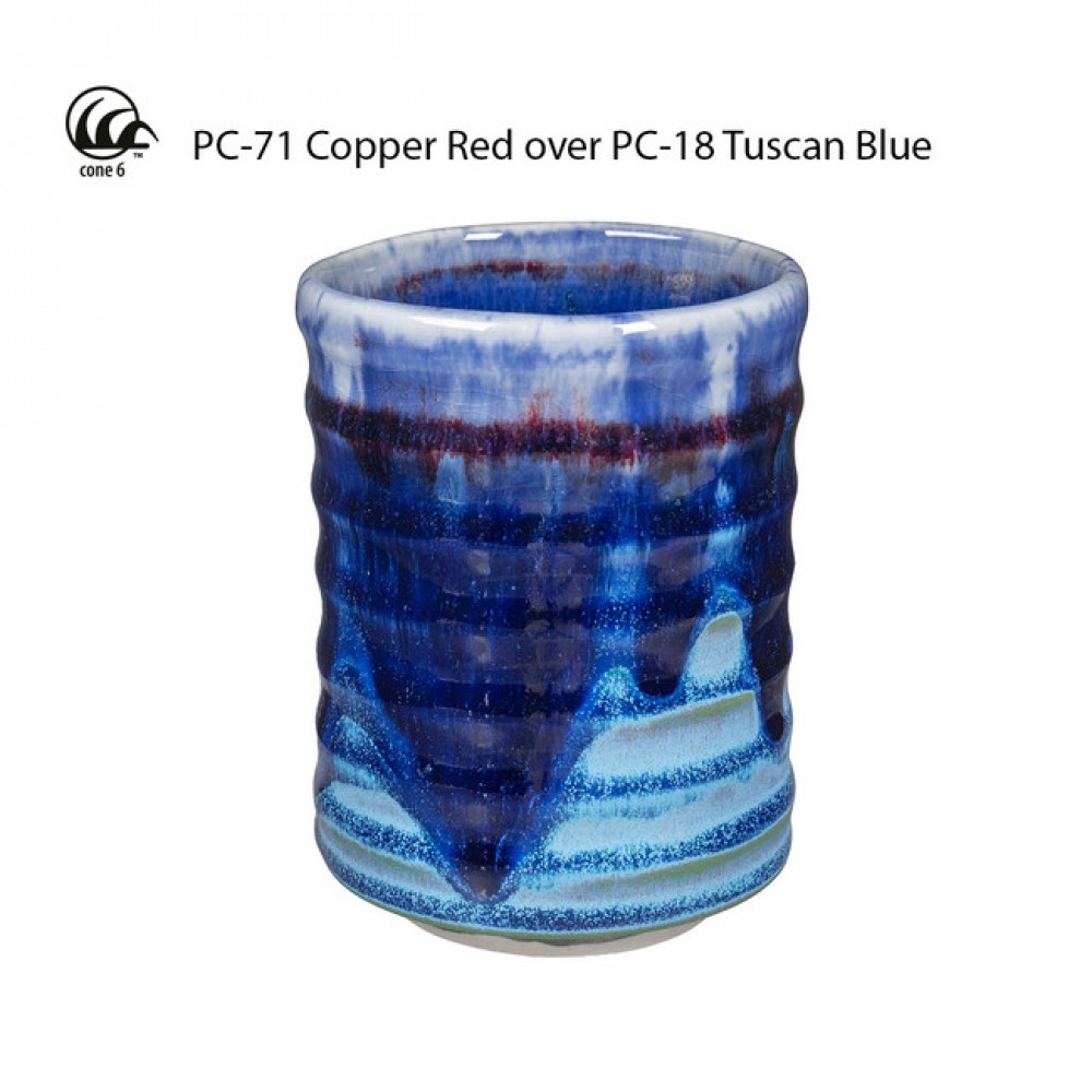 Tuscan Blue - 16oz Amaco Potters Choice Cone 5 Glaze